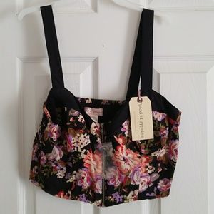 Floral crop top